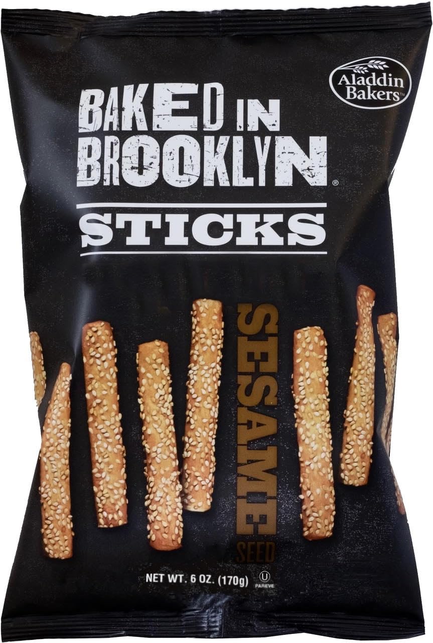 Baked In Brooklyn Breadsticks Sesame - 6 Ounce