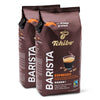 Tchibo Whole Bean Coffee - Barista Espresso - Dark Roast for a Bold European Style Coffee - Intensity 5/6, Acidity 0/6, Roast Le