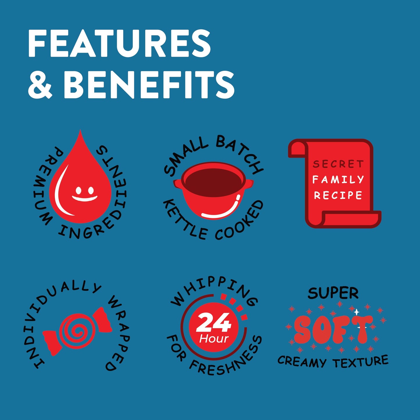 Taffy Town Saltwater Taffy, Frosted Cupcake, 2.5Lb