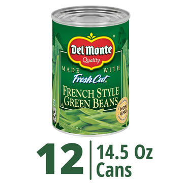 Del Monte Blue Lake French Style Green Beans, Canned Vegetables, 12 Pack, 14.5 Oz Can