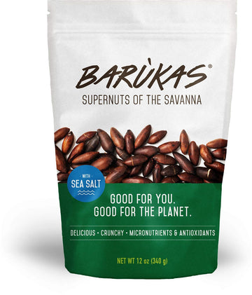 Barukas Salted Supernuts | Roasted And Salted To Perfection | Non-Gmo, Vegan, And Paleo Friendly | High Protein And Fiber Snack,