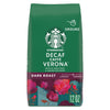 Starbucks Ground Coffee, Dark Roast Coffee, Decaf Caffè Verona, 100% Arabica, 1 Bag (12 Oz)