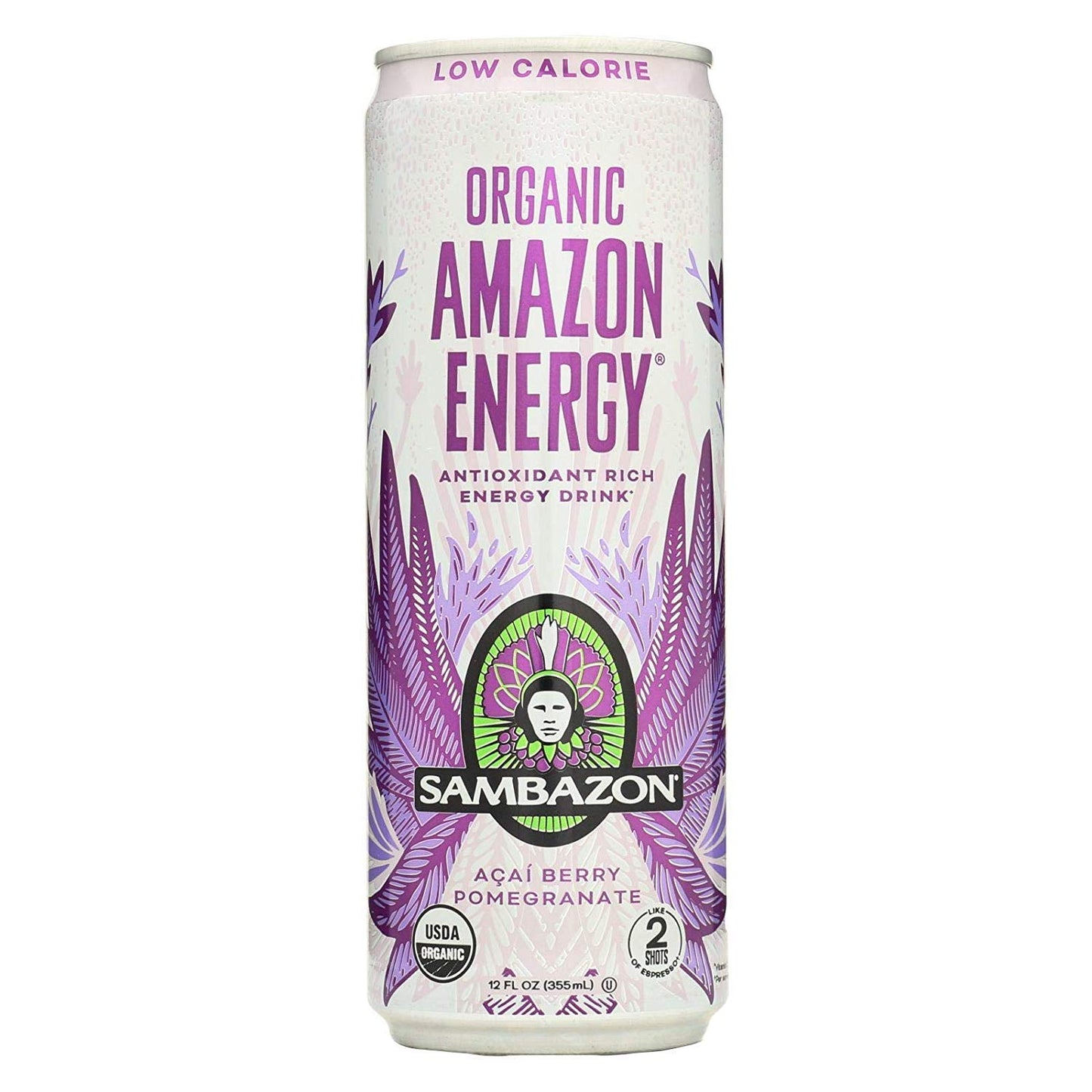 Sambazon large online retailer Energy Low Calorie - Acai Berry - 12oz.(Pack of 12)