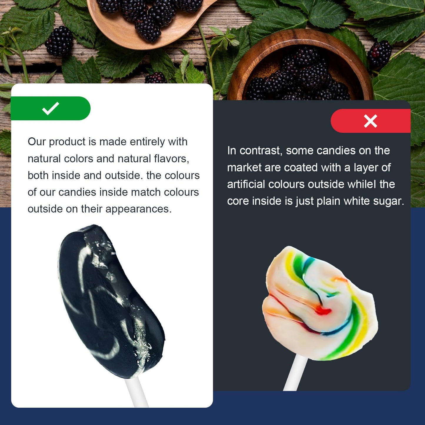 ZOFIA SWEET 32 Pack Black & White Swirl Lollipops, Gluten-Free, No Artificial Dyes or Flavors, Individually Wrapped
