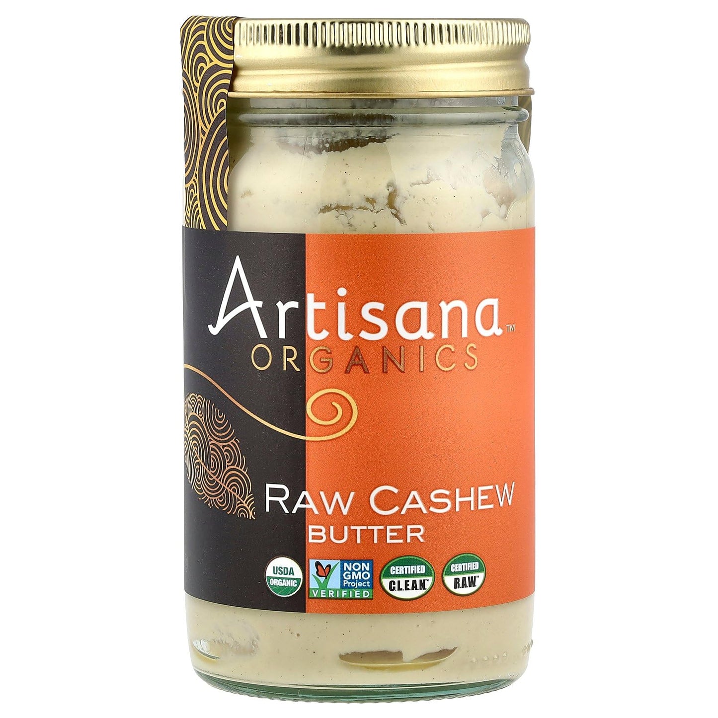 Artisana Organics Raw cashew Butter - No Sugar Added, Vegan and Paleo Friendly, Non gMO, 14oz Jar