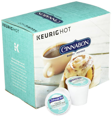 Cinnabon Classic Cinnamon Roll K-Cup Coffee,48 K-Cups