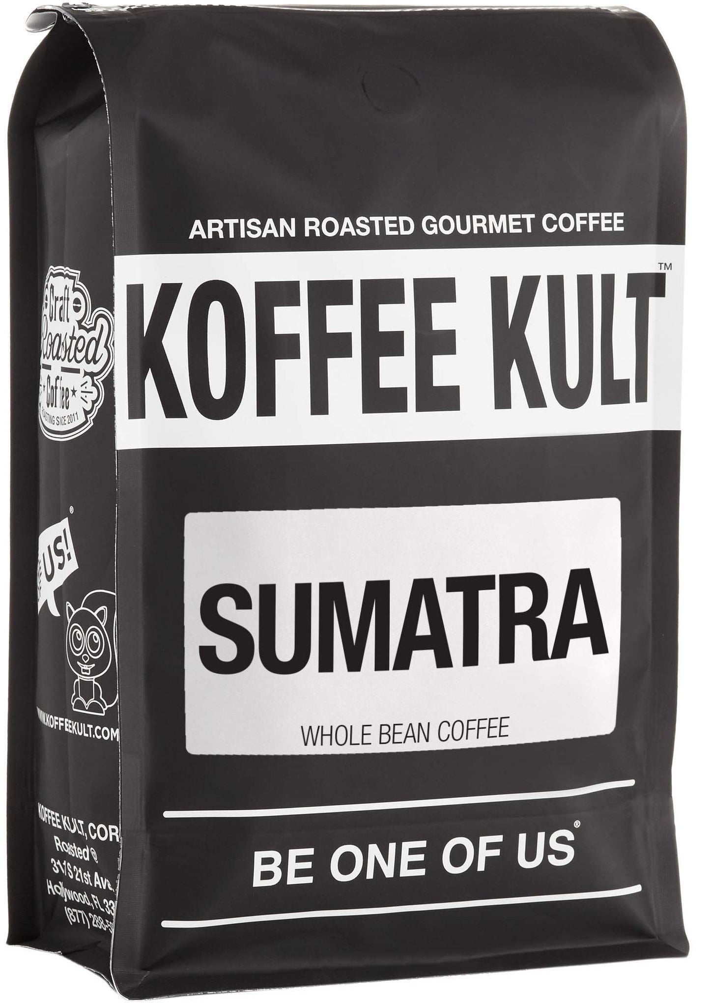 Koffee Kult Sumatra Coffee Beans Dark Roast - Indonesian Fresh Roasted Coffee Beans (Whole Bean, 12Oz)