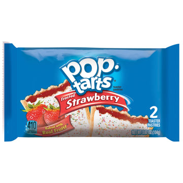 Kellogg's 31732 Pop Tarts, Frosted Strawberry, 3.67 oz, 2/Pack, 6 Packs/Box