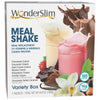 WonderSlim Meal Replacement Shake Variety Pack - 15g Protein, 24 Vitamins & Minerals, Gluten Free - 7 Count Box