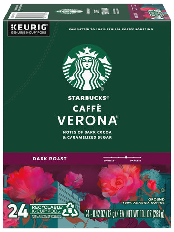 Starbucks Caffe Verona Keurig K-Cups, 72 Count