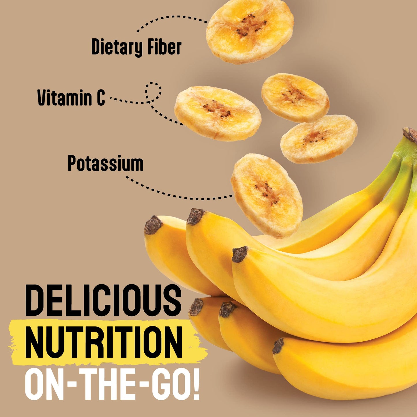 Healthy Banana Chips Dried Slices - Family Pack Bags Of Dried Banana Chips Sweetened - Sweet Crispy Crunchy Snacks For Adults & Kids - Dehydrated Bananas Chip - 100% Dry Bananas Fruit Chips (Banana Chips 16 Oz.)