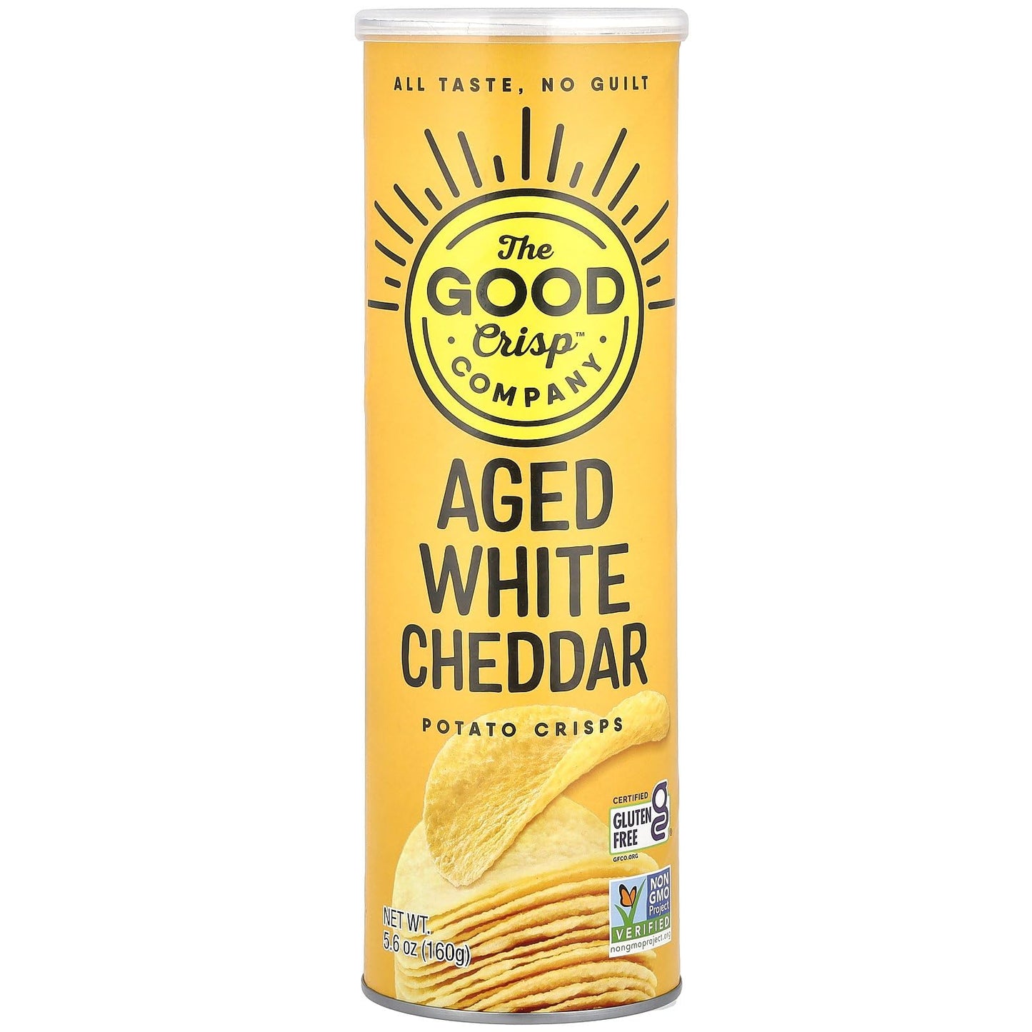 THE GOOD CRISP COMPANY Aged White Cheddar Potato Crisps, 5.6 OZ