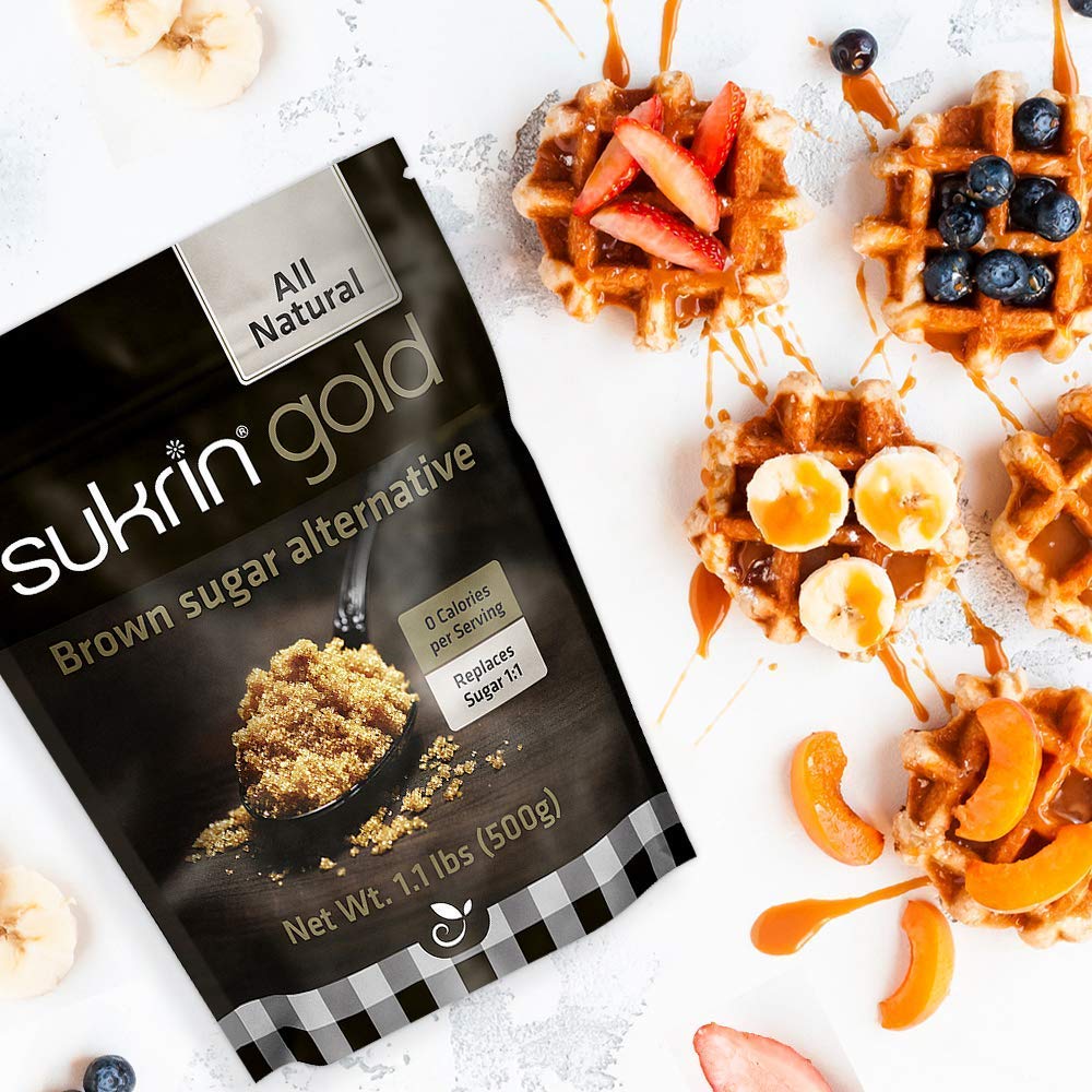 Sukrin Gold - The Natural Brown Sugar Alternative - 1.1 lb Bag