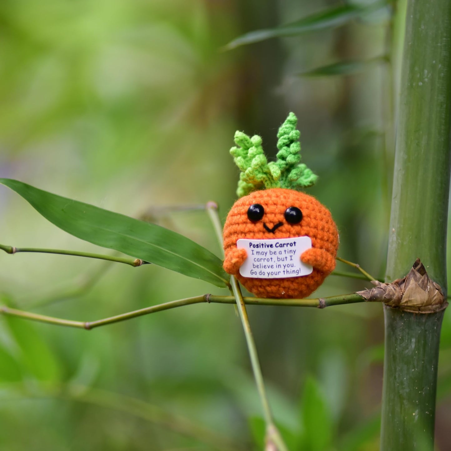 Qyqkfly 2 Pcs Mini Cute Funny Positive Life Bunny Carrots Easter Basket Stuff Potato Pickle Creative Knitted Animal Crochet East