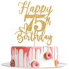 Happy 75Th Birthday Cake Topper, 75Th Birthday Cake Decorations, Cheers To 75 Years, 75 And Fabulous, 75Th Birthday Party Decora