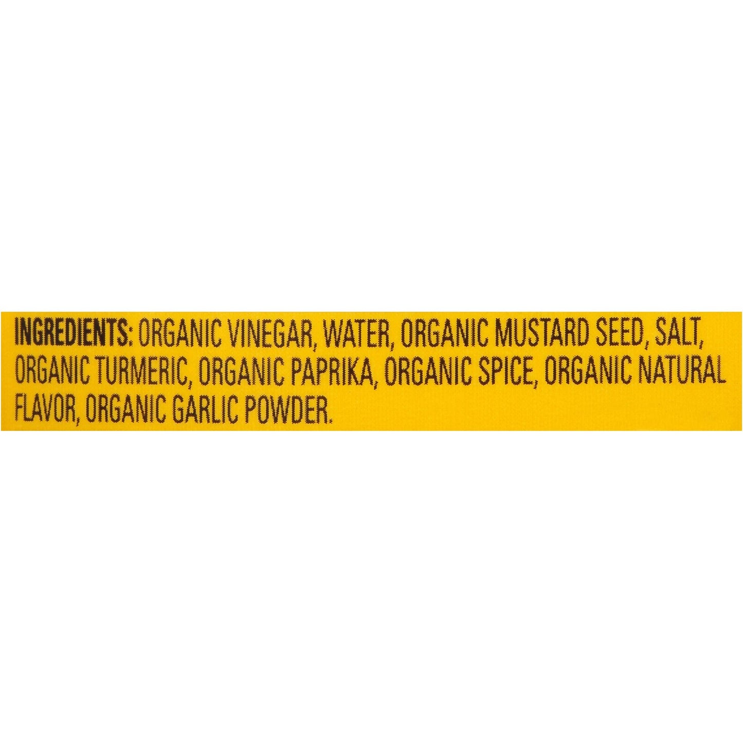 French'S True Organics Classic Yellow Mustard, 12 Oz