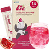 Korean Food I'm Alive Kombucha Powder Pomegranate(5g*14 Sticks) Authentic Fermented Kombucha with Papain & Bromelain for 7 Days,