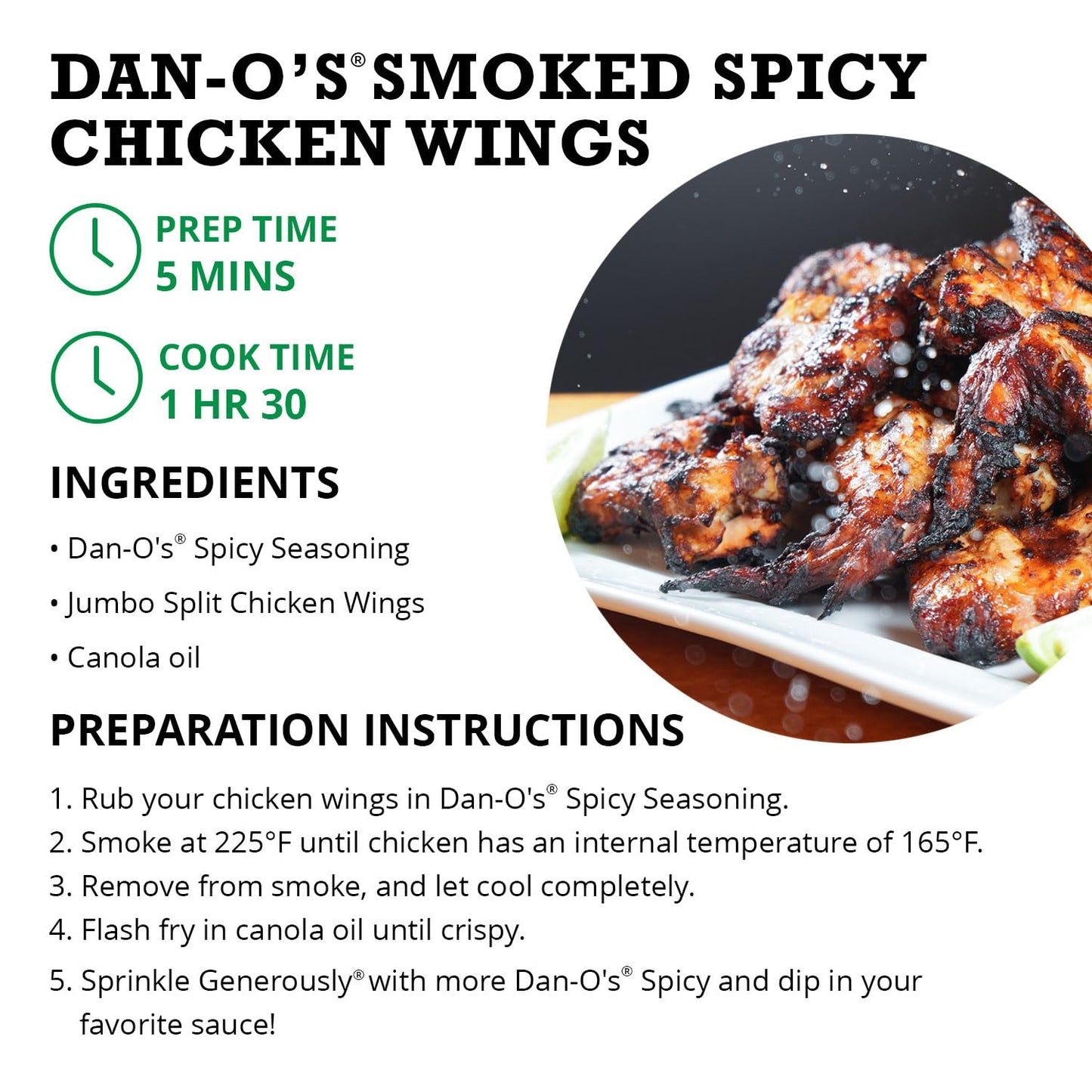 Dan-Os Spicy Seasoning, Hot Blend for Chicken, Wings, and Veggies, Sugar Free, 8.9 oz Bottle