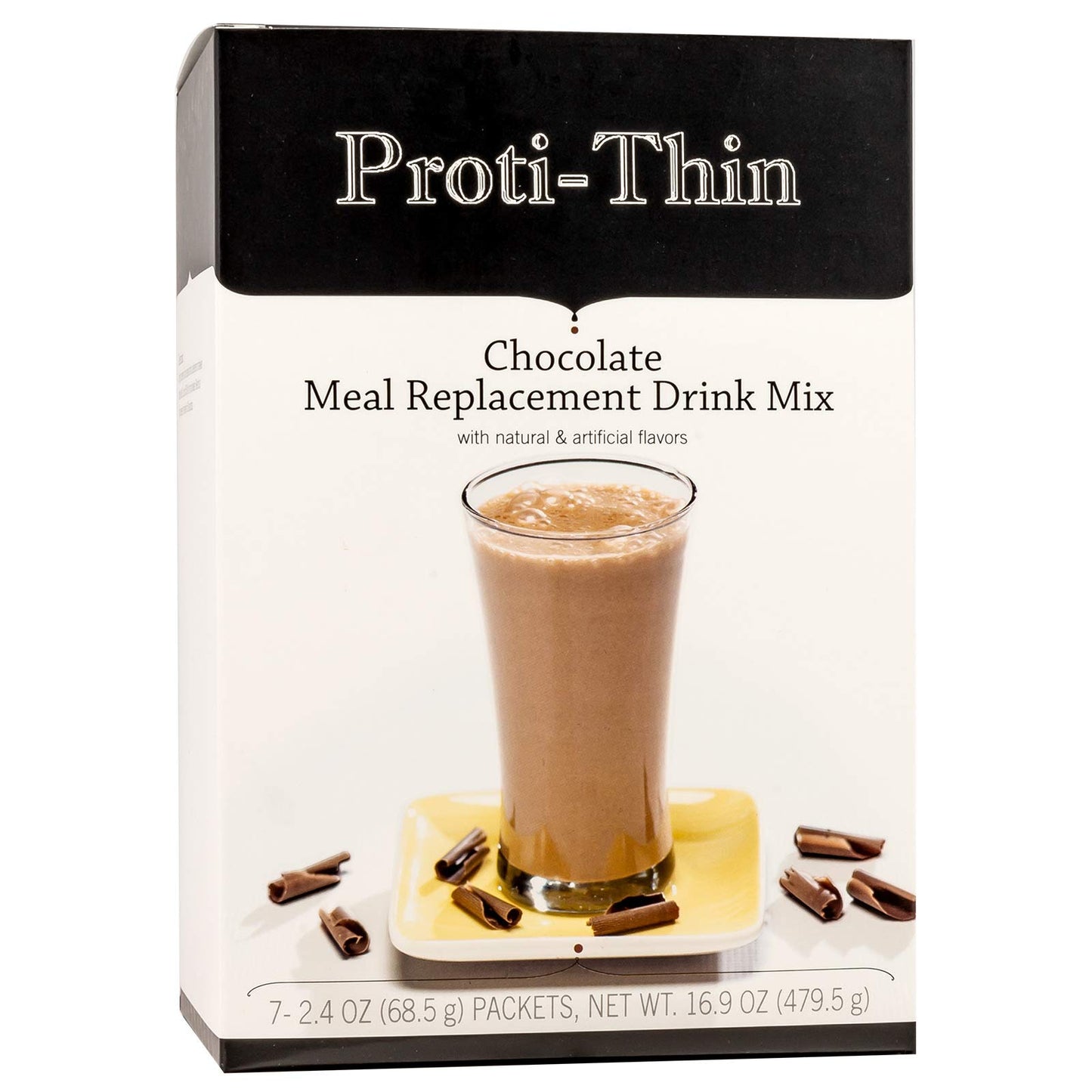 Proti-Thin Very High Protein VHP Chocolate Meal Replacement Drink, 35g Protein, Low Calorie, Low Fat, Essential Vitamins & Miner