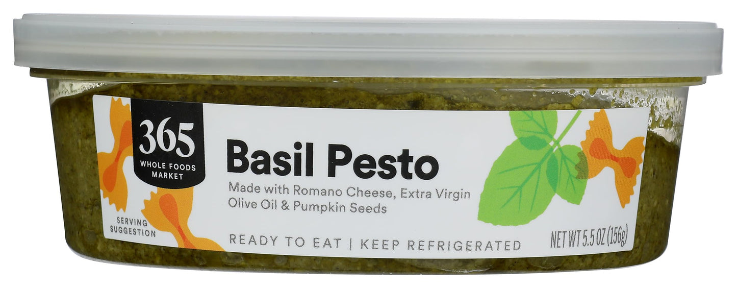 Whole Foods Market, Basil Pesto Sauce, 5.5 Ounce