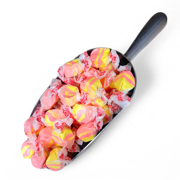 Premium Strawberry Banana Saltwater Taffy Chewy Candies Strawberry And Banana Flavors Bulk 1 Lb Bag 60+ Pieces Individually Wrap