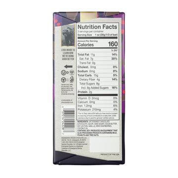 Endangered Species Chocolate Bars (12 Packs) (Dark Chocolate Raspberries (72%))