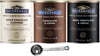 Ghirardelli Sweet Ground Premium Powder 3 Flavor Variety, 1-3 Pound Can Each, White Chocolate, Chocolate, and Dark Chocolate wit