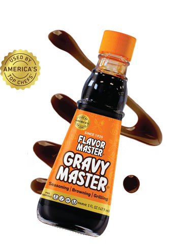 Gravy Master: Grilling, Seasoning And Browning Sauce - Ready To Use - 1 Bottle (5 Fl Oz) - Vegetarian, No Gluten, Kosher, Pareve