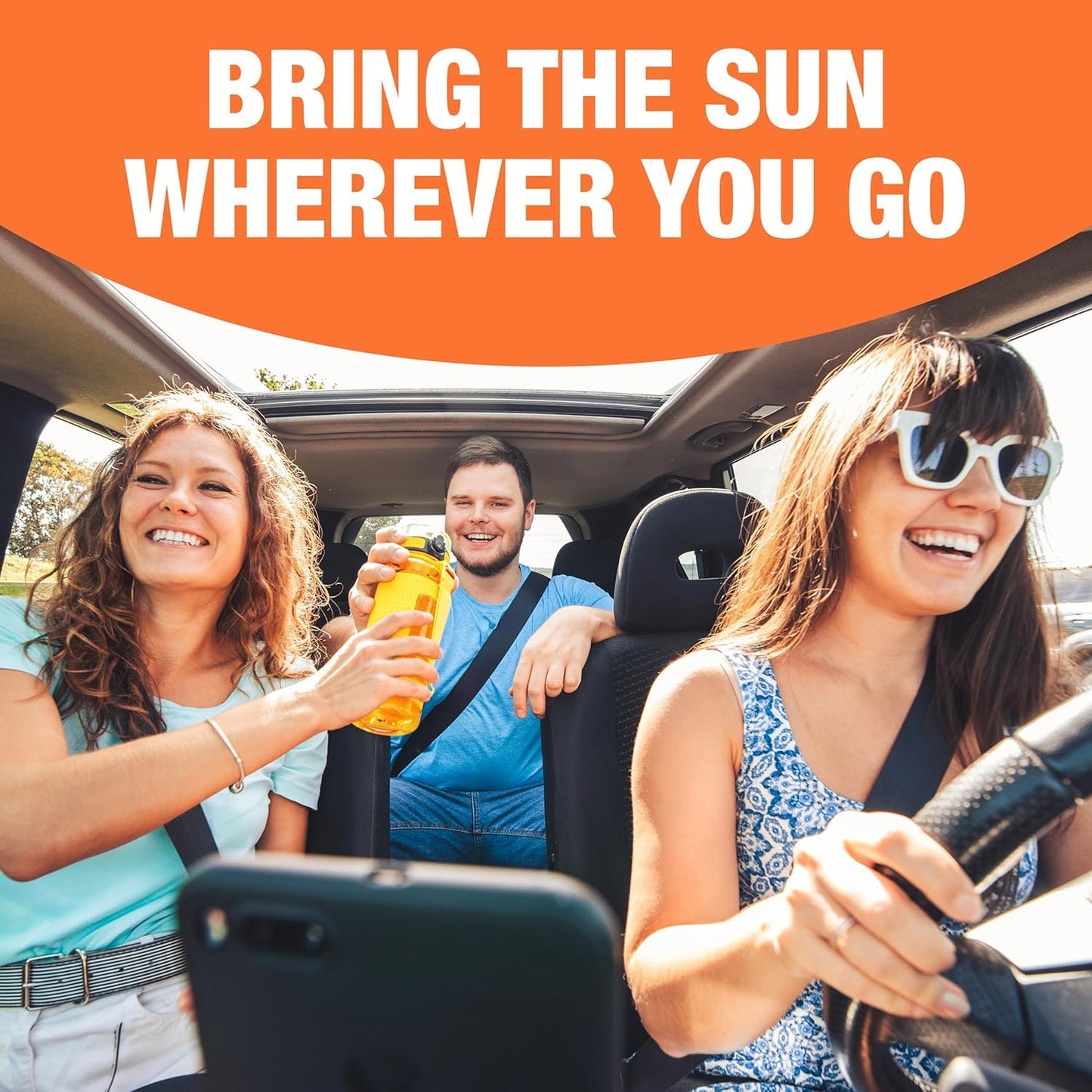 SINGLES TO GO! Sunkist Soda Orange Drink Mix, 0.74 OZ, 6 CT, Pack of 24