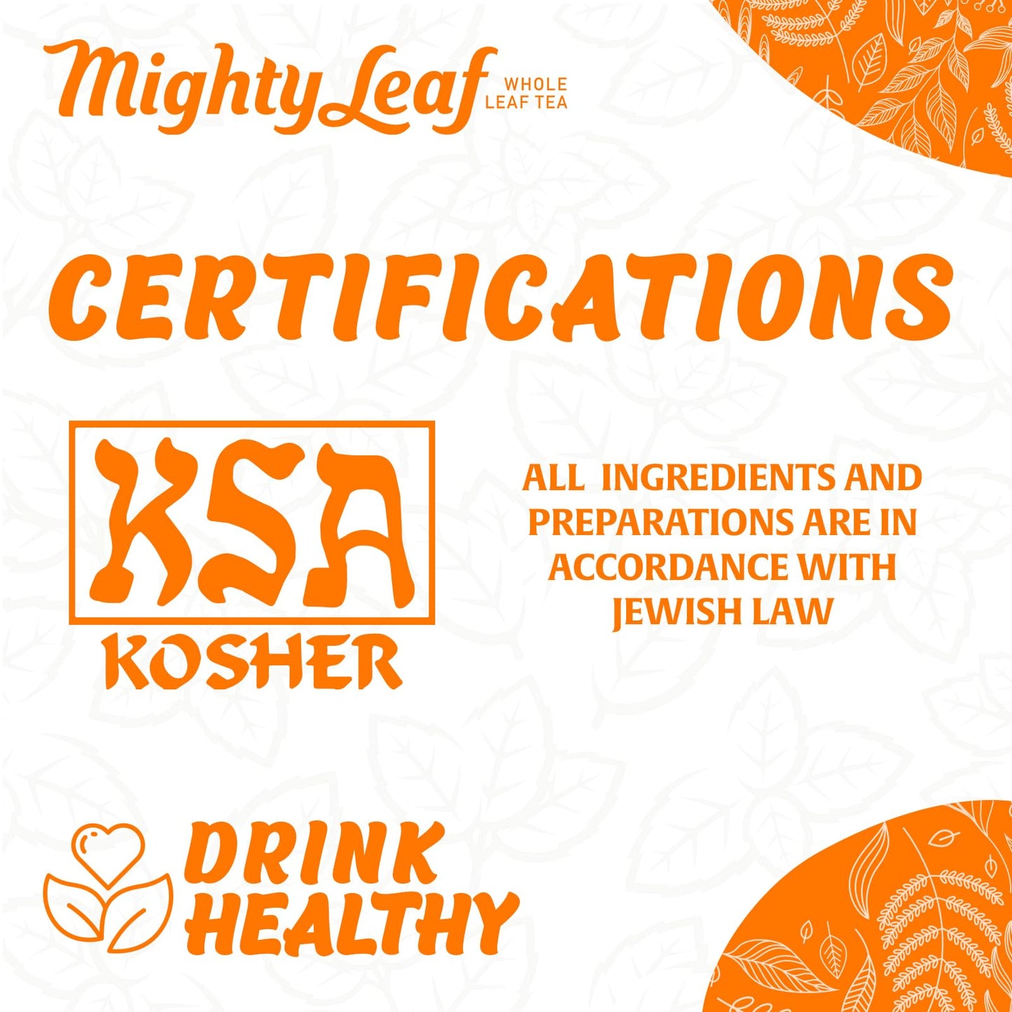 Mighty Leaf Chamomile Citrus Tea, 100 Tea Pouches