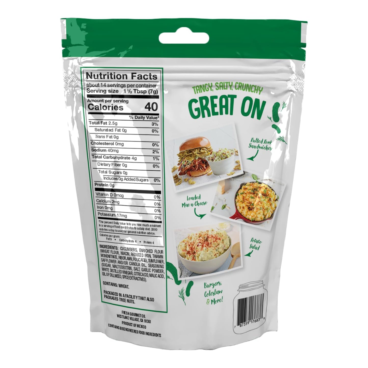Fresh Gourmet Variety, 1 Fresh Gourmet Lightly Salted Crispy Onions, 3.5 Oz, 1 Fresh Gourmet Crispy Red Peppers, 3.5 Oz, 1 Fresh