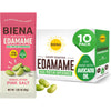 Biena Crispy Roasted Edamame Beans Snack - High Protein Low Carb Snack for Adults & Kids, 13g Protein per Serving - Made w/Avoca
