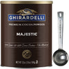 Ghirardelli Majestic Premium Cocoa Powder, 32 Ounce Can with Ghirardelli Stamped Barista Spoon