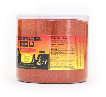 Chugwater Chili | Gourmet Chili Seasoning Mix & Taco Seasoning | 16oz Tub | Wyoming State Championship Chili Recipe | Secret Ble