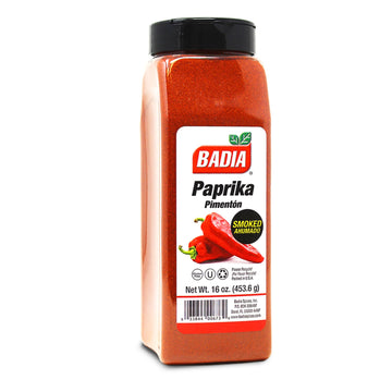 Badia Smoked Paprika, 16 oz - Rich Flavor for Cooking & Grilling, All-Natural Red Spice
