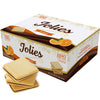ChocZero Dark Chocolate Orange Jolies - No Sugar Added Keto Cookies Gluten Free Sandwich Cookies Made with Real Freeze-Dried Orange 8oz Box (Pack of 1)