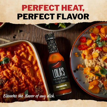 Lolas Family Reserve Hot Sauce | Carolina Reaper & Habanero Blend | Ultra Spicy | 0 Calories, 0G Fat, Low Sodium | All-Natural,