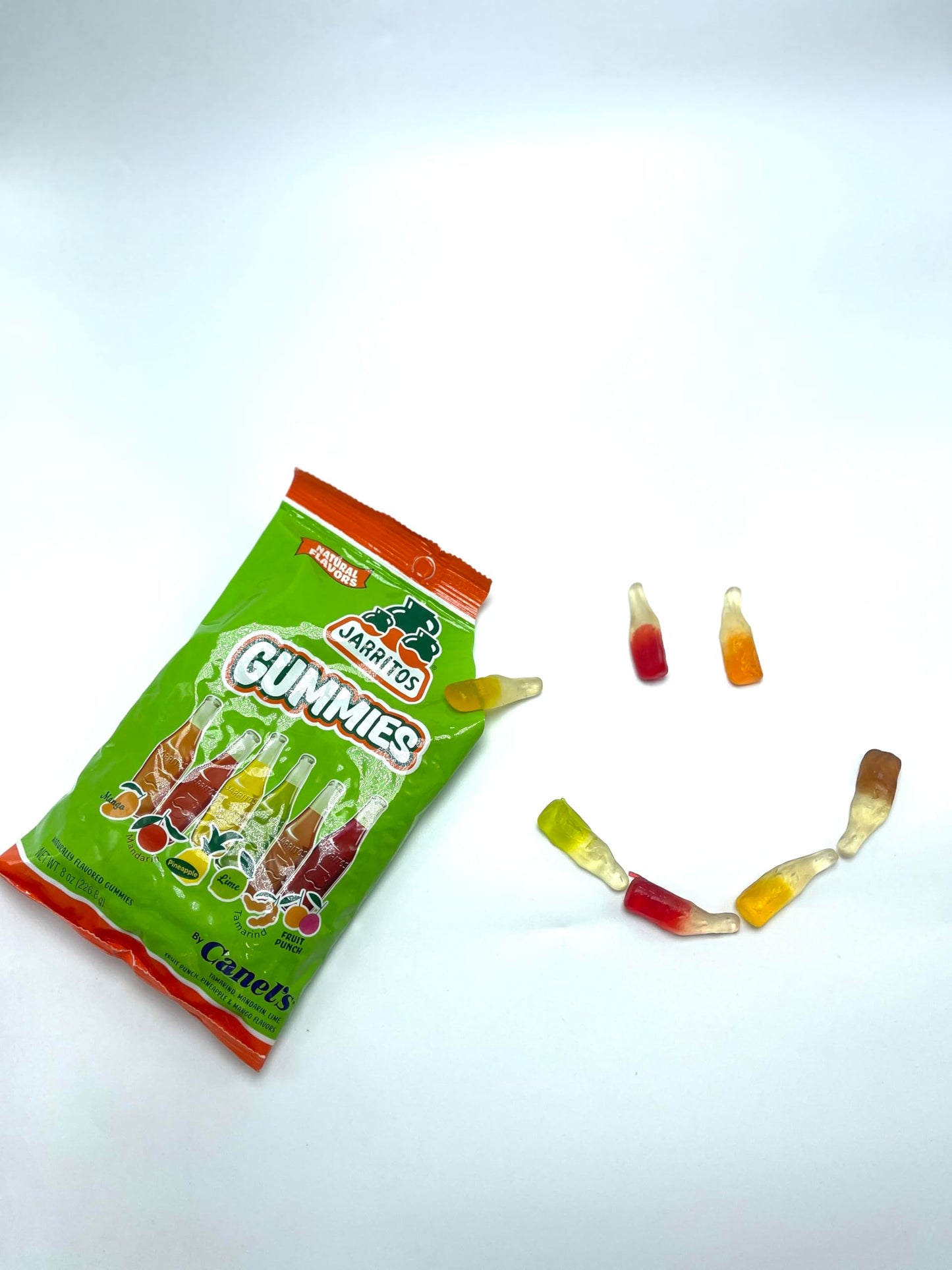 Generic Canel’s Jarritos Gummies Candy, Vegan Mixed Fruit Flavors, 8 oz Bag, 12.42 x 2.89 x 19.61 cm