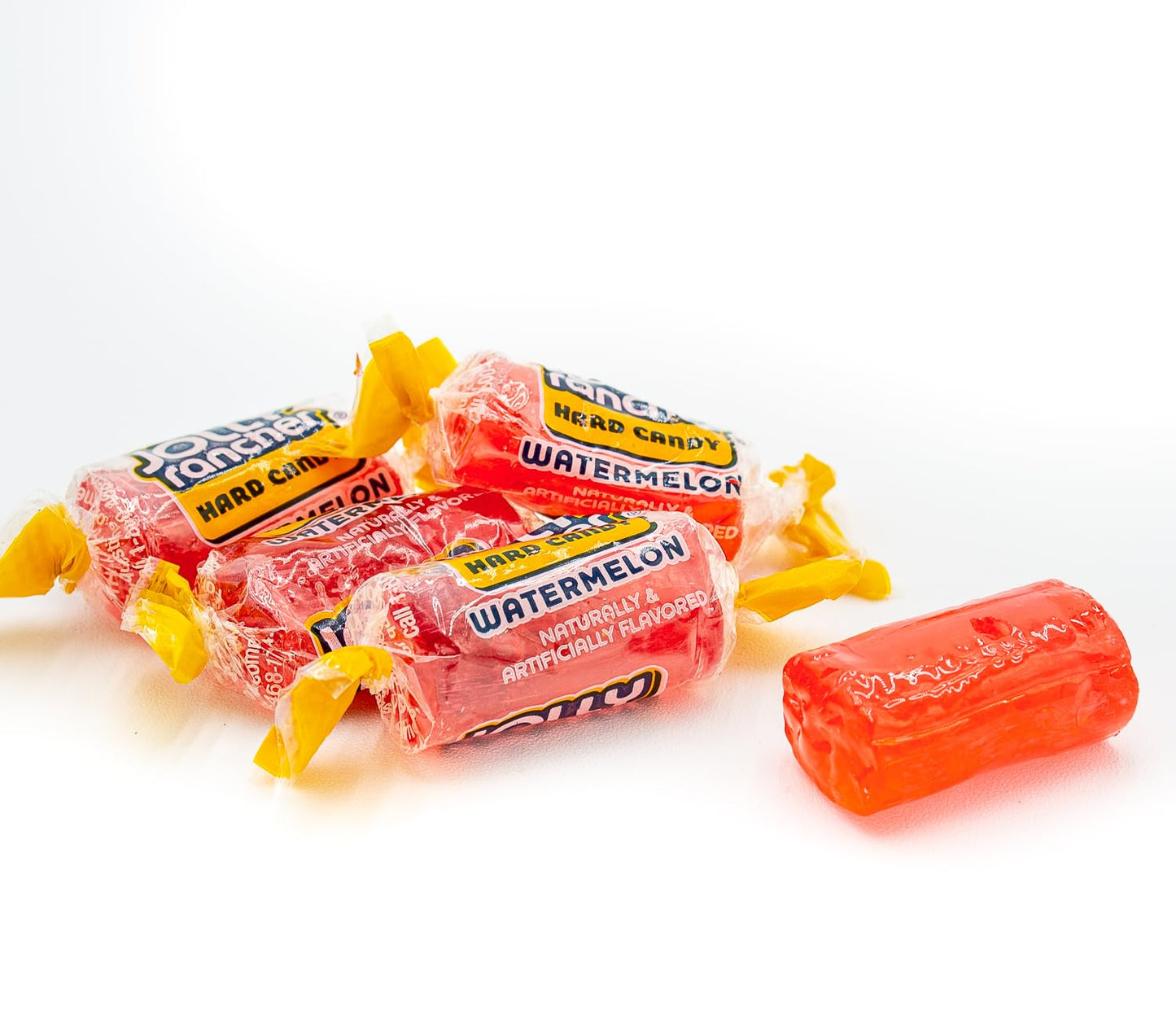 WATERMELON JOLLY RANCHER Hard Candy - 1 lb Bulk Bag, Individually Wrapped (74 Pieces) by Donty-Tonty