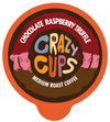 Crazy Cups Flavored Coffee, Chocolate Raspberry Truffle Coffee, Single Serve Coffee For Keurig K Cups Machines, Hot Or Iced Coff