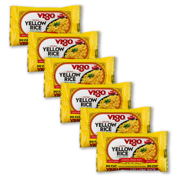 Vigo Authentic Saffron Yellow Rice, Low Fat, 5oz (Pack of 6)