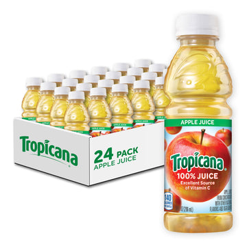 Tropicana Apple Juice, 10 Ounce (Pack of 24)