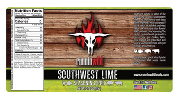 Premium Southwest Lime Seasoning | No Artificial Flavors, No Msg Added | Gourmet Southwest Flavor For Chicken, Fish, Pork, And F
