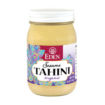 Eden Organic Roasted Tahini, 16 Oz Glass Jar