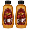 KOOPS Arizona Heat Mustard, Sweet and Spicy, Gluten-Free, Kosher, 12 Oz, Pack of 2