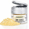 10K Gold Edible Glitter For Drinks, Cocktails, Cake Decorating, Strawberries, Chocolates & More | No Taste | 4G | 100% Food-Safe | Kosher, Vegan, Gluten & Nut Free | Diamondust By The Sugar Art