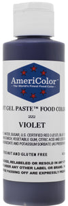 Americolor, Violet, 4.5 Ounce Bottle, Soft Gel Paste Food Color