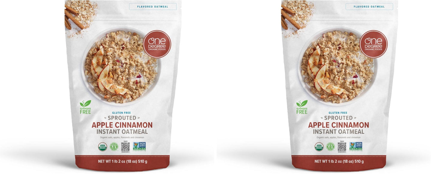Hot Cereal FLV Apple Cinnamon Organic USA (18oz) (Case6) (Pack of 2)