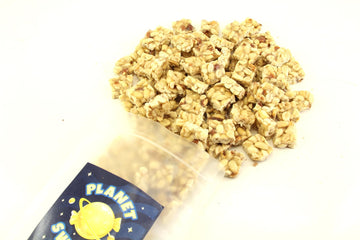Planet Sweets Caramel Peanut Squares - 1.5 Pounds - Old Fashioned Crunchy Snack Candy Treat