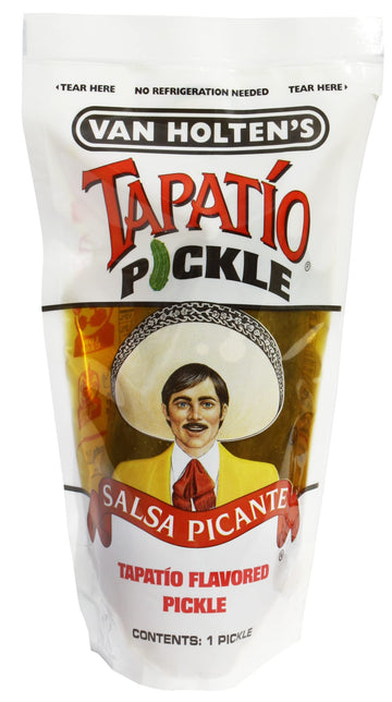 Van Holten'S Pickles - Jumbo Tapatio Pickle-In-A-Pouch - 12 Pack